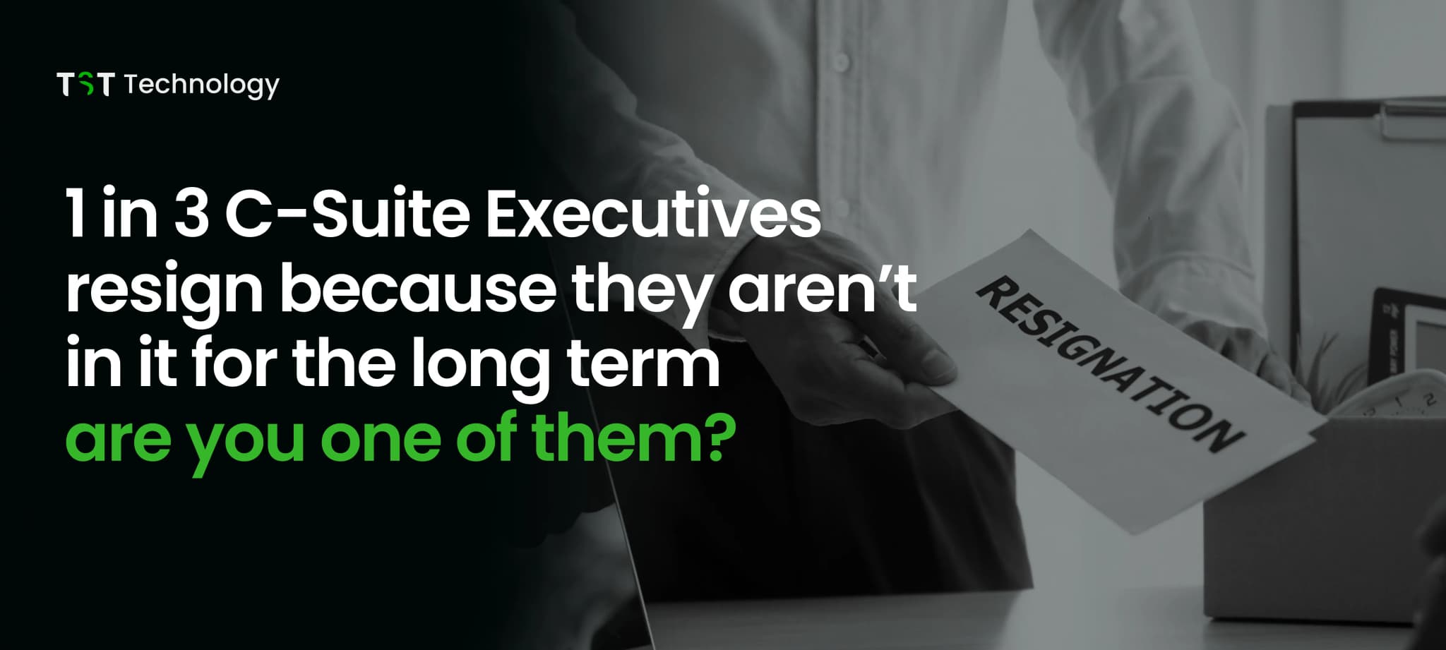 1 in 3 C-Suite Executives resign
