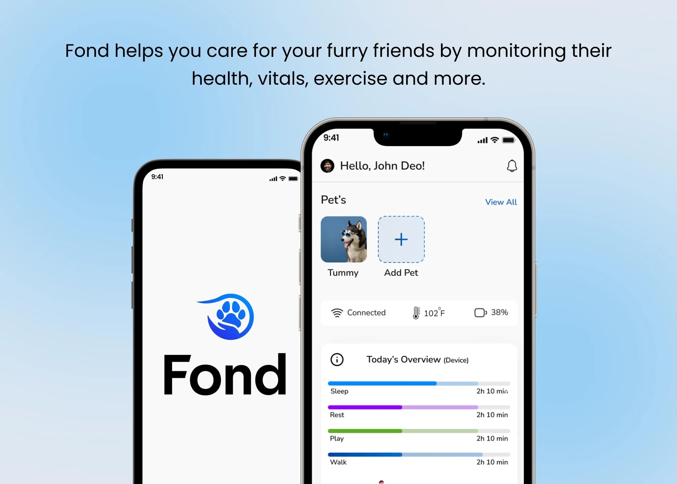 Fond service page - work Section