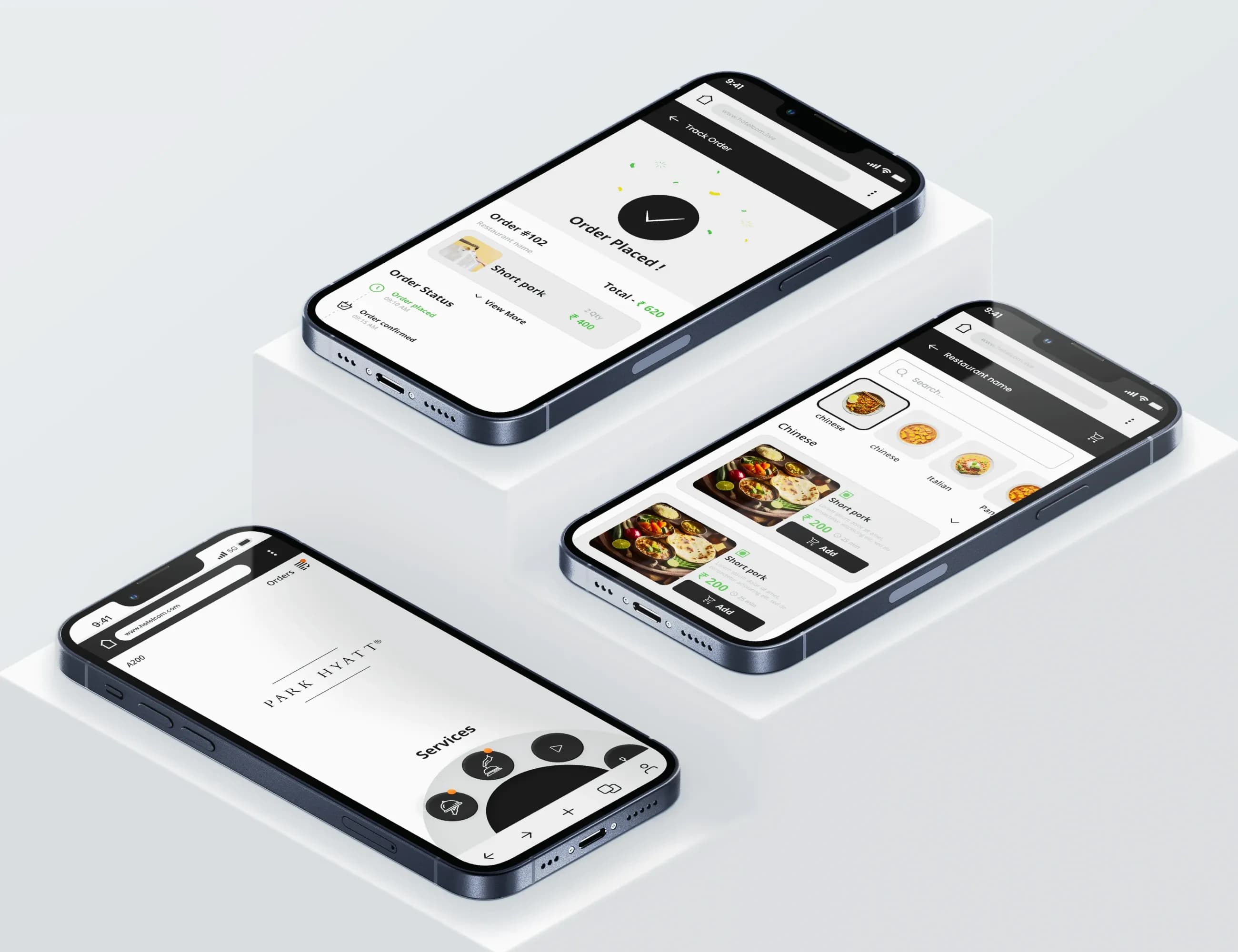 Hotelcom portfolio page - caseStudy