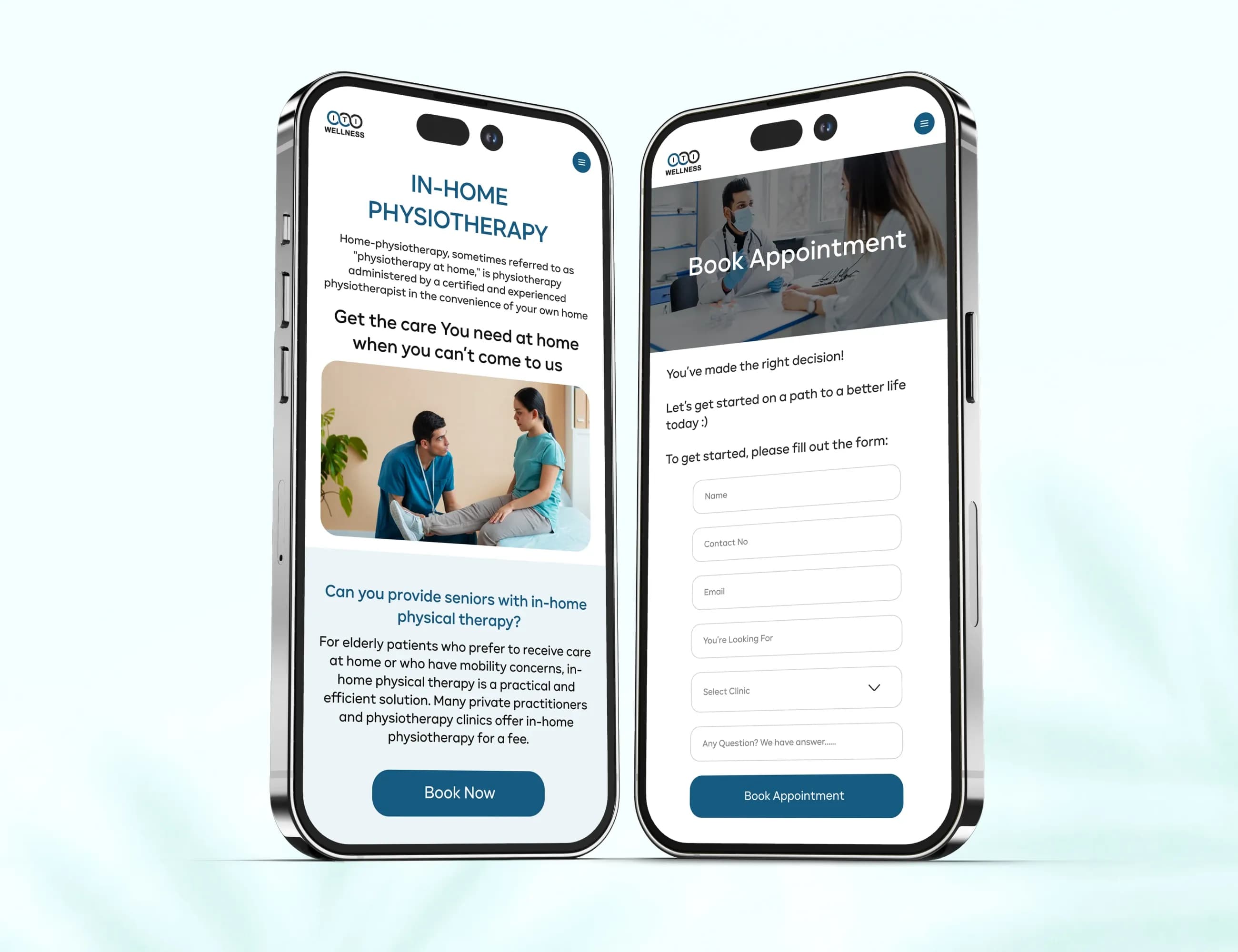 ITI Wellness portfolio page - caseStudy