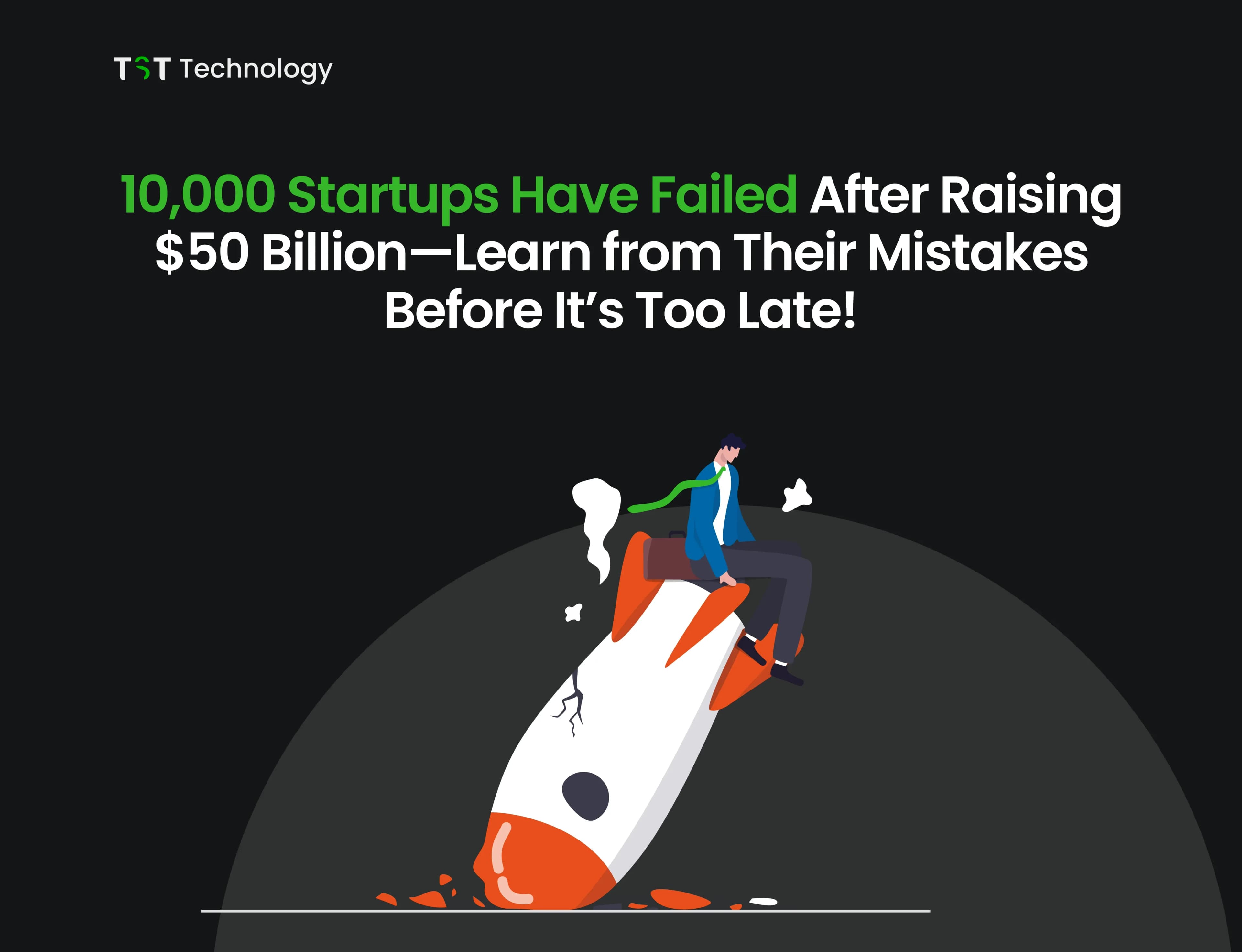 10,000 Startups Have Failed After Raising $50 Billion (Why Startup fail?)