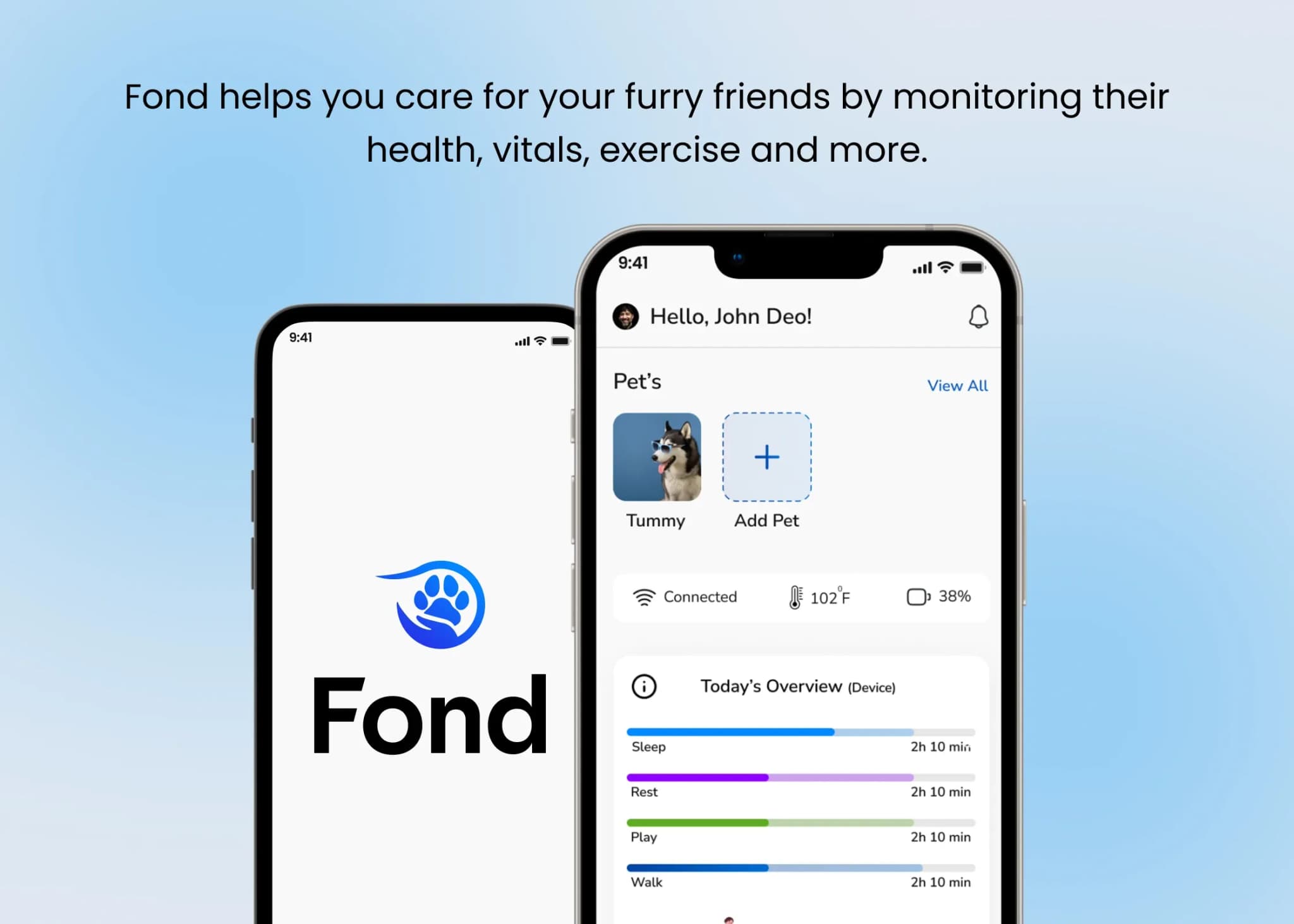 Fond service page - work Section