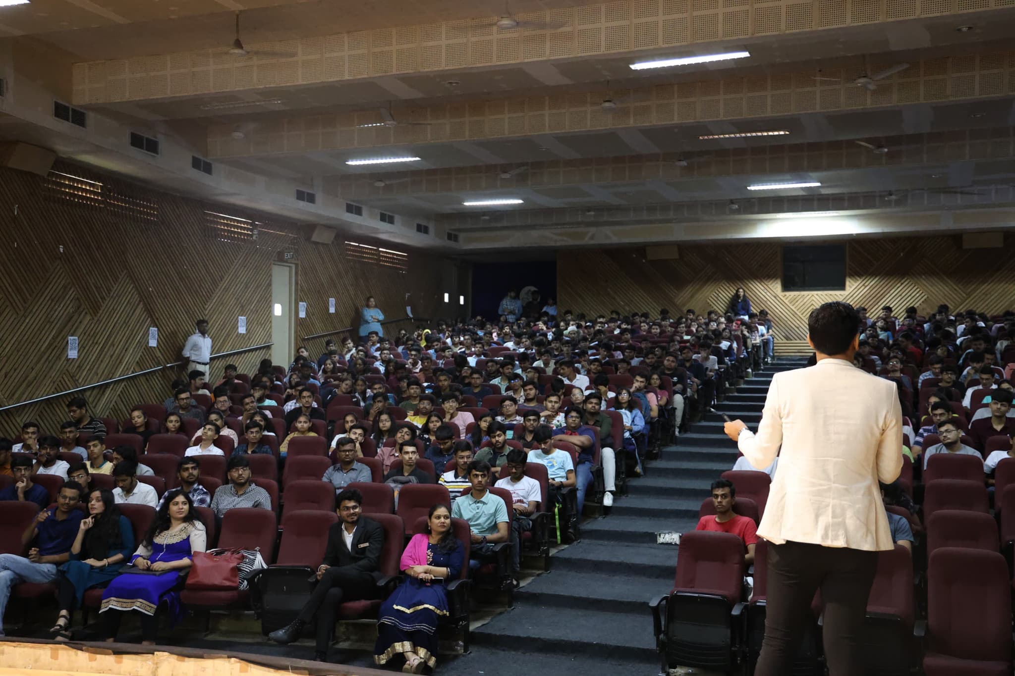 Startup and Career Session with 400+ Students at ADIT University by Founder and COO, Parth Makwana
