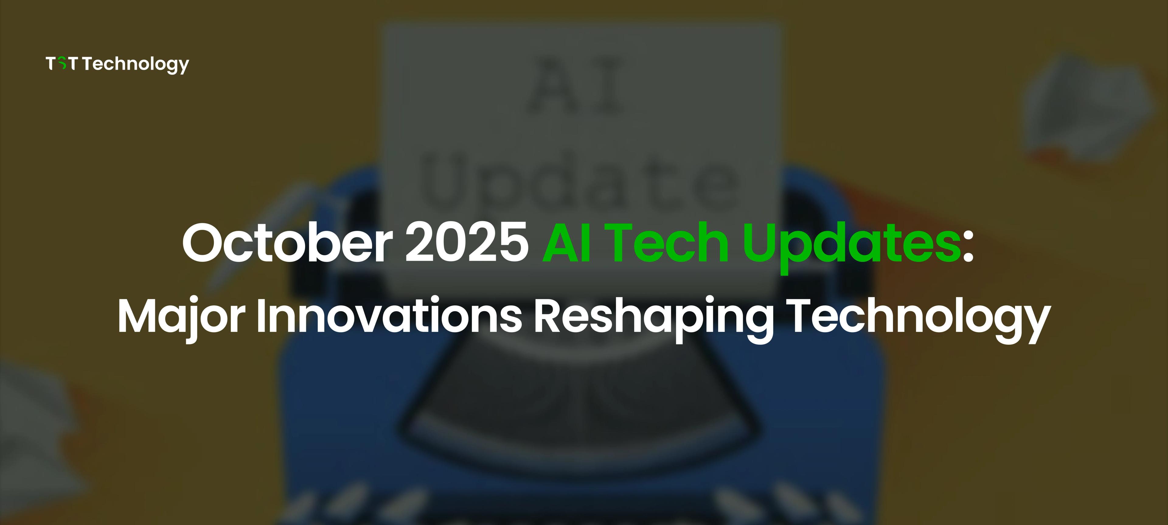 October 2025 AI Tech Updates_ Major Innovations Reshaping Technology