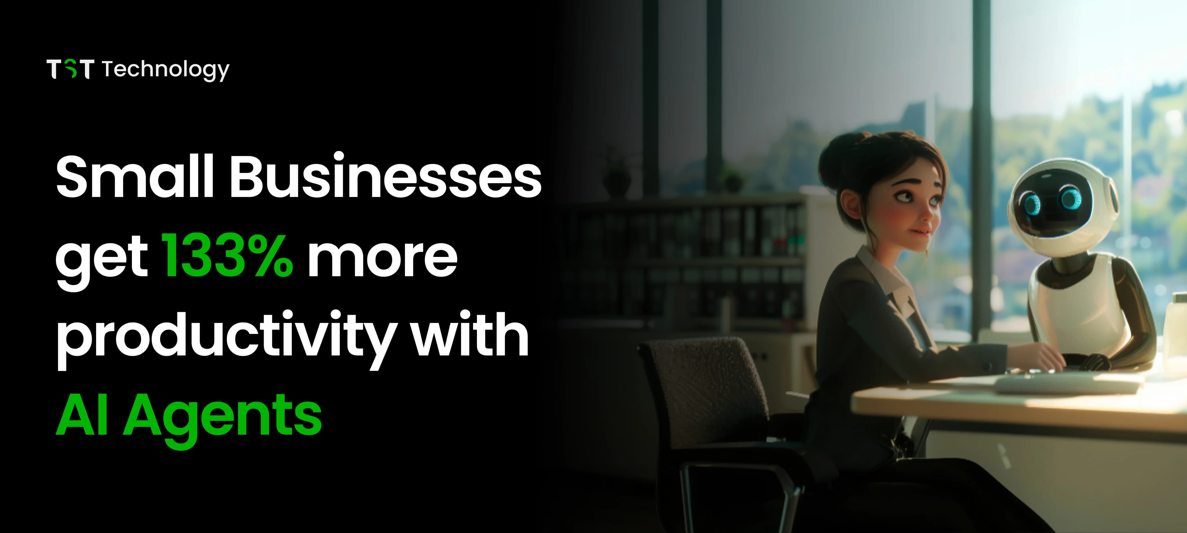 Small Businesses get more productivity with AI Agents