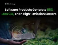 Software Products Generate 85% Less CO₂ Than High-Emission Sectors