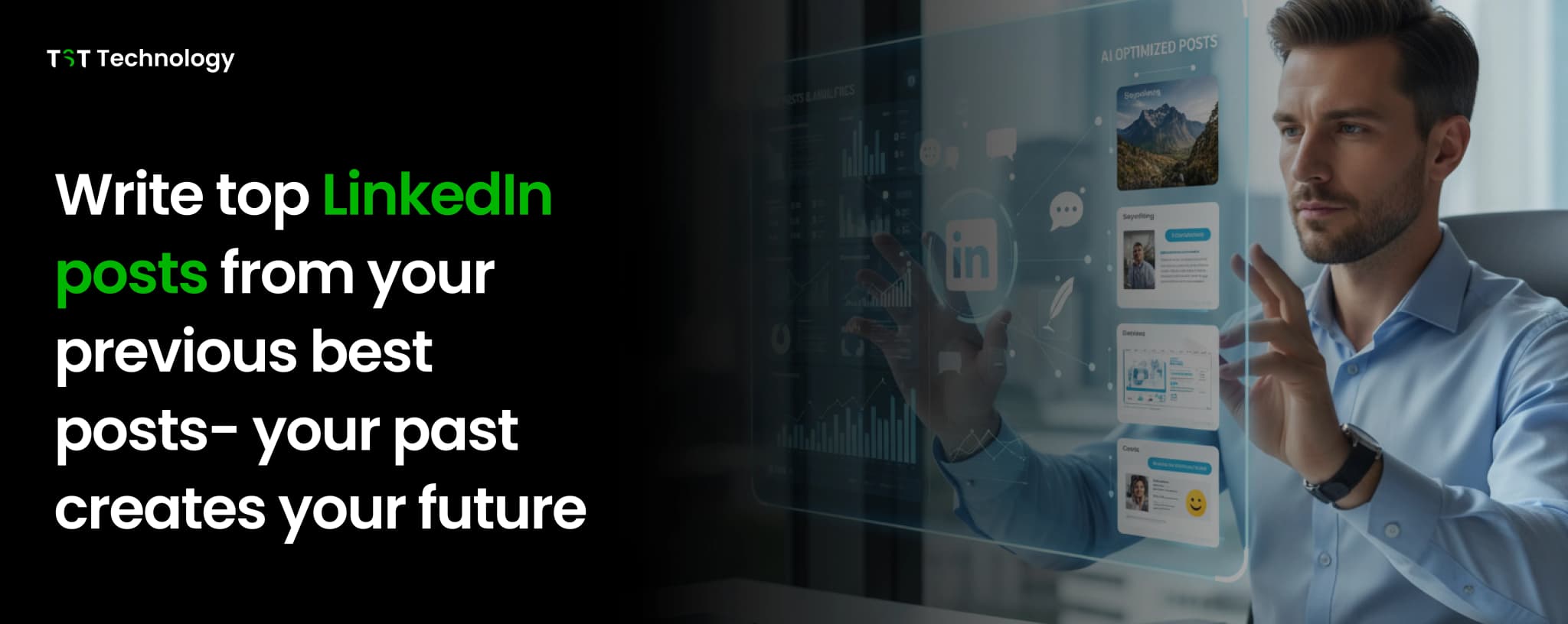 Write top LinkedIn posts from your previous best posts